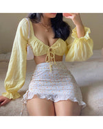 Summertime Floral Mini Skirt