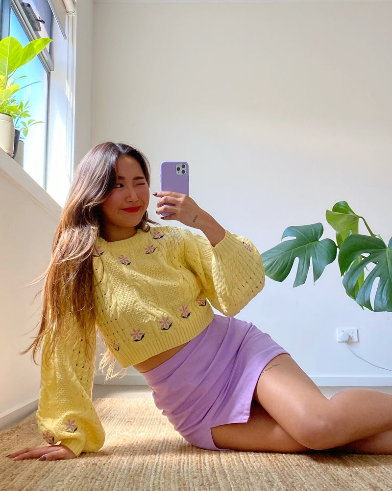 Thalita Mini Skirt - Lilac