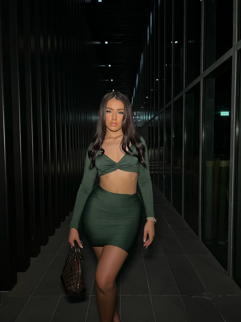 Ryan Two Piece Set - Dark Green