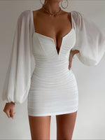 Chantria Mini Dress - White