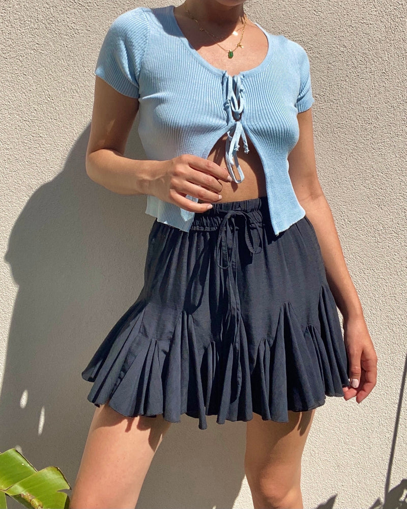 Moonlight Knit Top - Blue