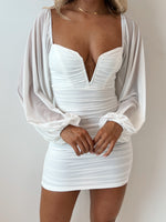 Chantria Mini Dress - White
