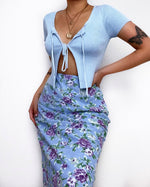Moonlight Knit Top - Blue